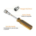 thumbnail image 4 of Uxcell Metric Nut Driver 11mm Non-Magnetic 6 Point Hexagon Socket Wrench Screwdriver with Anti-Slip Handle, 4 of 6