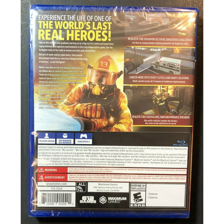 Real Heroes Firefighter - Ps4 - Game Games - Loja de Games Online