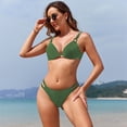 thumbnail image 1 of iTNHFP Plus Size Swimwear Separates Women's Classic Fit Cut Out Bikini Bottom, 1 of 5