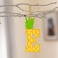 thumbnail image 3 of LILELIS 26 Letters Yellow Pineapple Acrylic Pendant Funny 26 Letters Pendant Decoration For Party Decoration The 26 Letters Pendant Beaded Curtain Craft Pearls on String for Wedding, 3 of 7