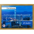 thumbnail image 4 of ArtToFrames 27.2x20.1 Inch - 69x51 CM Gold Puzzle Frame for 631 piece Puzzles.1.28 Inch Custom Wood Puzzle Frames, Gold - Comes with Economy Acrylic, 4 of 7