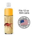 thumbnail image 4 of Carolines Treasures 8230MUK Crawfish Ultra Hugger for slim cans Slim Can multicolor, 4 of 6