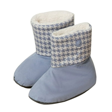 1 Pair Winter Electric Foot Warmer Heater USB Charging Power Saving Warm Foot Cover Feet Heating Pads for Home Bedroom