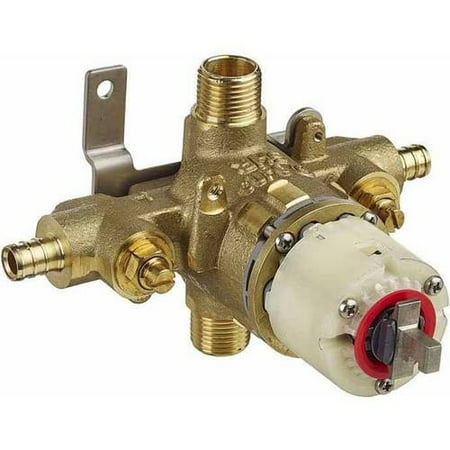 American Standard R127SS Rough Valve Body with Volume and Temperature Control and PEX Inlets/Direct Sweat Outlets with Screwdriver Stops without Handle or Trim