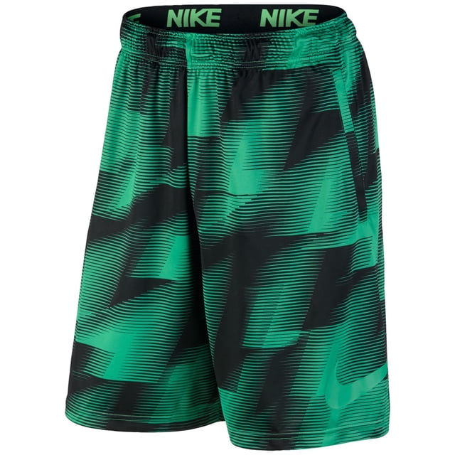 Nike - Pantalones cortos de entrenamiento atlético para hombre, color verde, mediano Nike Ejercicio