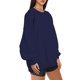 thumbnail image 3 of Puntoco moda mujer manga larga cuello redondo sudadera suelta blusa sólida tops Puntoco Puntoco-4461, 3 of 6