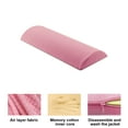 thumbnail image 6 of SLYNSHome Clearance Lumbar Pillow Support for Bed,7x15.7 inch Memory Pillow Core for Back Pain Relief Adjustable Angle Ergonomic Orthopedic for Bed Car Office Hotel Home Decoration (Pink), 6 of 8