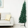 Artificial Half Christmas Tree with Stand Green 70.9" PVC