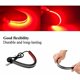 thumbnail image 5 of Universal 48LED Ultra-Thin Motorcycle Brake Light Strip - 12V Flexible LED Tail Light Compatible with All Bikes (Red + Amber), 5 of 5