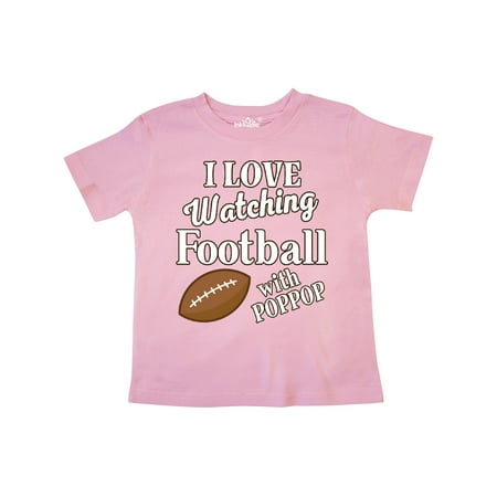 

Inktastic PopPop Football Watching Grandson Gift Gift Toddler Boy or Toddler Girl T-Shirt