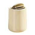 thumbnail image 1 of Basura de basura con tapa Bin de basura Cesta de basura de residuos de residuos para el hogar Bin de basura para el baño interior Cocina para el hogar Beige, 1 of 8