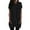 Black, variant on Womens Summer Casual Solid Loose Pullover Crewneck Shirts Short Sleeve Tunic Tops Blouse with Pockets Burnout Tee Shirts Short T Shirt Womens Tech Mod Bod Tops G Sleeve Shirts for Women Beaded