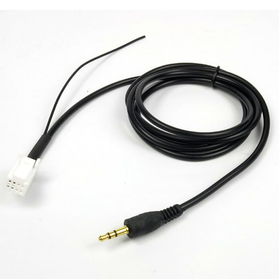 8 pin CD Player AUX Input Audio Cable Adapter Compatible For Forester