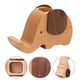 thumbnail image 3 of Soporte para teléfono móvil, soporte de madera para teléfono con elefante, soporte para bolígrafo, organizador de escritorio, 3 of 4
