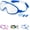 Blue, variant on Blumi Goggles Kids | Leak-Proof Anti-Fog UV Protection HD Splashy Eyes Swim Goggles + Clip & Plugs