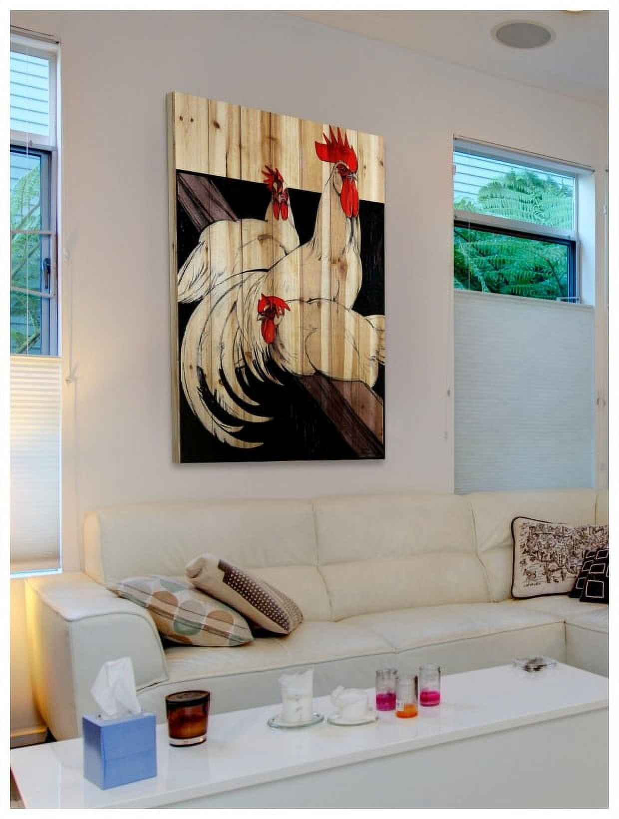 Marmont Hill Inc Marmont Hill - 'Journal Poultry 3' Painting Print on Natural Pine Wood