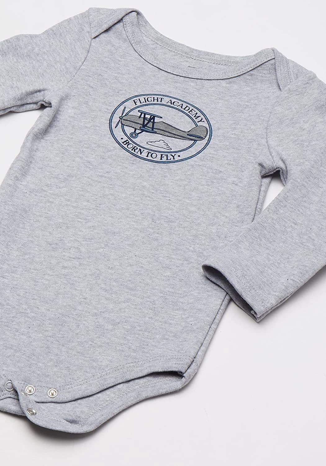 Hudson Baby Cotton Long-Sleeve Bodysuits, 5-Pack, Newborn- 24 Months