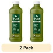 (2 pack) Suja Organic Uber Greens Cold Pressed Juice Drink, 32 fl oz Bottle
