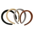thumbnail image 1 of IDEANATEGRATE 4Ud Diademas Anchas De Tela Con Estilo Retro Y Antideslizante Para Uso Diario, 1 of 7