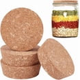 thumbnail image 6 of 4Pcs Large Cork Stoppers 3.2~3.5 Inch Wood Bottle Lids Tapered Cork Plugs Wooden Canning Jar Lids Wood Tapered Plugs Wine Bottle Stoppers Wooden Jar Plug, 6 of 9
