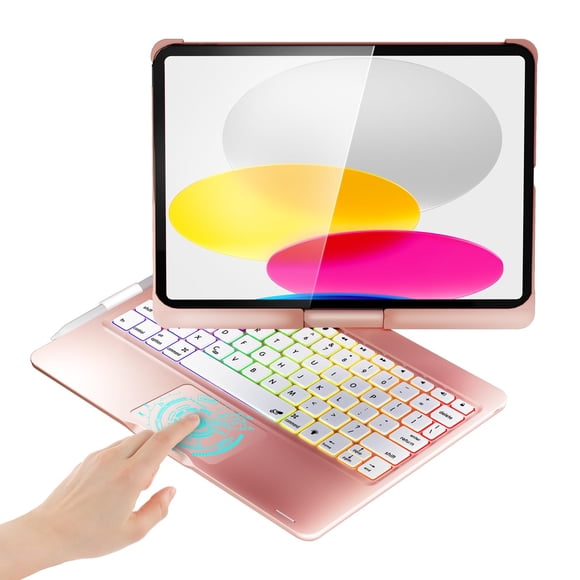 BABG TouchPad Keyboard Case for iPad 10th Generation&iPad 11th(A16,2025),iPad Air 11（M3,M2/iPad Pro 11 inch Keyboard&iPad Air 5th/Air 4th Keyb
