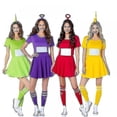thumbnail image 1 of Disfraces de Teletubbies para mujer, traje de fiesta de disfraces de Tinky Winky Dipsy Laa-laa Po, 1 of 5