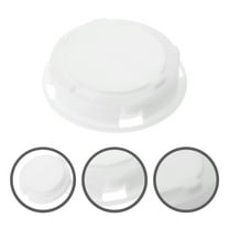 BESTOYARD 10Pcs Bank Plug Round White ABS Bottom Hole Covers for Saving Money Box