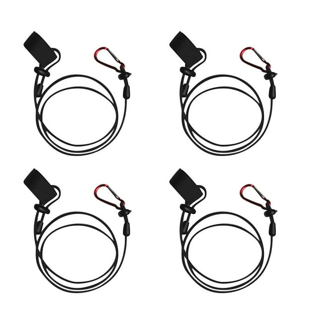 Correa de la Paleta del Kayak shamjiam 4Pcs 42' Negro