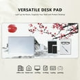 thumbnail image 4 of Japan Traditional Sumi-e Painting Extended Gaming Mouse Pad Large Desk Mat with Non-Slip Rubber Base and Stitched Edges,Keyboard Mouse Mat Desk Pad for Work,Game,Office,Home 35.4 * 15.7 Inch, 4 of 6