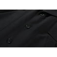 thumbnail image 5 of ZHOUCHANKIDS Men Double Duster Coat, Notched Lapel Trench Coats, Men Long Jacket Windbreaker Windproof Overcoat Black XXL, 5 of 7