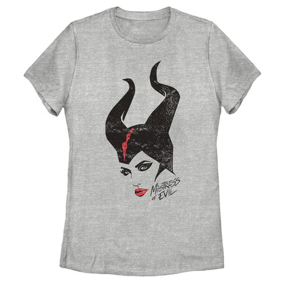 Women's Maleficent: Mistress of All Evil Crown Graphic Tee Athletic Heather X Large