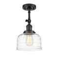 thumbnail image 3 of Innovations Lighting  Franklin Restoration Bell 1 Light 8" Sconce Matte Black, 3 of 5