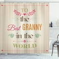 thumbnail image 1 of Ambesonne Grandma Shower Curtain, Ornamental Pattern, 69"Wx84"L, Multicolor, 1 of 3