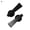 Black A, variant on Joernso 2Pcs Wall Mounted Curtain Tieback Hooks Stable Alloy Electroplating Paint Curtain Holdbacks for Home