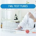 thumbnail image 3 of Miangastore 100pcs Clear Test Tubes Plastic Test Tube Kids Test Tubes Storage Tubes with Lids 7ml, 3 of 8