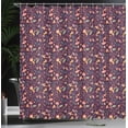 thumbnail image 3 of Ambesonne Cartoon Shower Curtain, Varied Elements on Plain, 69"Wx70"L, Multicolor, 3 of 4