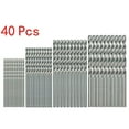 thumbnail image 4 of 40pcs High Speed Steel Titanium Coated HSS Mini Drill Bits Set 0.5mm-2mm New, 4 of 7