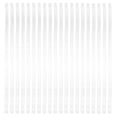 thumbnail image 1 of Miangastore 20pcs Plastic Transparent Display Hanger Strips Coordinate Heavy Weight Plastic Displays Stable Hanger Connector Reusable Connecting Strips, 1 of 8