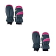 thumbnail image 1 of Bewildely 3 pares de manoplas para niños, impermeables, para invierno, Unisex, para clima frío, con gancho, equipo deportivo, diseño cómodo y Type1 NO1, 1 of 6