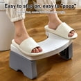 thumbnail image 3 of Folding Toilet Stool, 7 Inch  Step Stool Bathroom Toilet Assistance Step Stool For Kids And Adults, 3 of 8