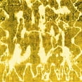 thumbnail image 1 of Ahgly Company Machine Washable Indoor Square Abstract Yellow Modern Area Rugs, 7' Square, 1 of 4