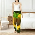 thumbnail image 6 of Lsque Sunflower3 Print Women's Pajama Pants, Lounge Pant - Comfortable Home Wear,Elastic Waistband, Stylish Design-Small, 6 of 9