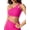 Dragon Fruit Color, variant on Women'S One-Shoulder Sports Bra - Sleeveless One Strap Low Asymmetrical Workout Yoga Tops