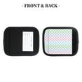 thumbnail image 4 of Xecao Colorful Checkerboard Print 2 Pack Luggage Handles Wrap Grips Identifiers Bright Luggage Markers, Unique Travel Essentials,Bright Luggage Markers, 4 of 9