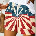 thumbnail image 2 of SnZhen Shorts for Women Trendy Women's Summer Printed Pocket Bandage Shorts Casual Pants, 2 of 4