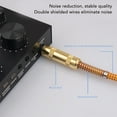 thumbnail image 3 of Cable de Instrumento de 1/4 de Pulgada, Cable de Guitarra Sin Pérdida de 6.35 mm Jack Macho Estéreo Resistente a la TraccioN para Bajo, 3 of 7