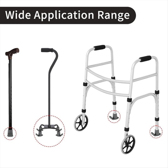 8 Pcs Walker Ski Glider Replacement Kit