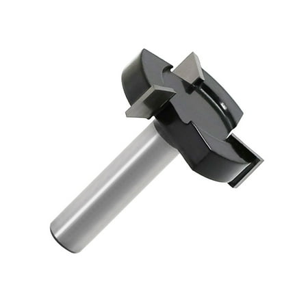 

TureClos Spoilboard Surfacing Router Bits Washable Waterproof Drill Head T-typed Planing Bit Wood Milling Slicer Planer Woodworking Tool 1/2*1/2