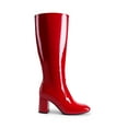 thumbnail image 4 of DREAM PAIRS Women's Knee-High Heeled Boots, Zip-Up Fashion Dress Boots, 4 of 10