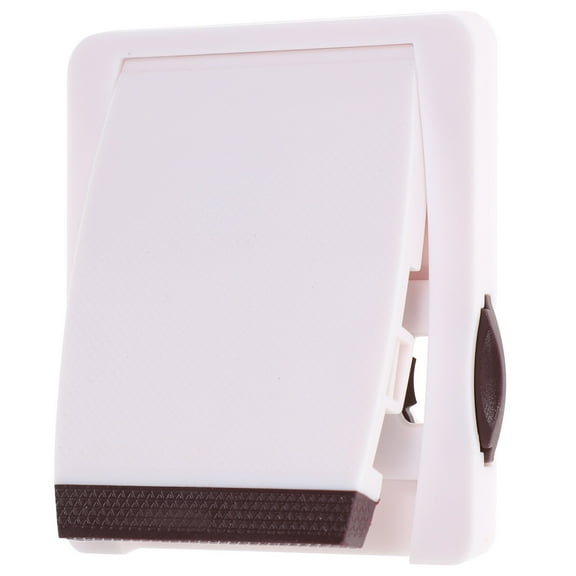 Soimiss Sliding Door Lock Brown for Window Safety with Double Button Childproof Design